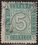 Spain 1867 Figures 5 M Green Edifil 93. esp 93. Uploaded by susofe